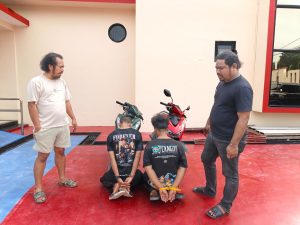 Tim Macan Polres Kutim Ungkap Curanmor Dua Terduga Pelaku Di Amankan